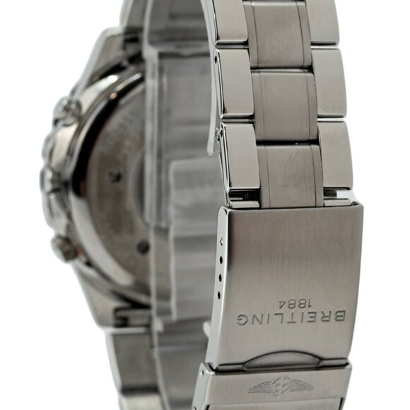 Breitling 42mm Men's Navitimer Jupiter Pilot Reveil White Dial Watch - Picture 7 of 7